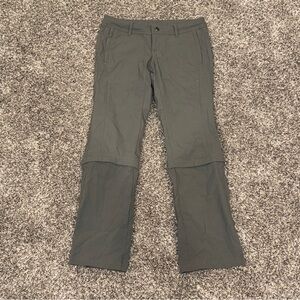 REI Co-op Women's Gray 2 Petite Hiking Stretch Nylon Convertible Drawcord Pants